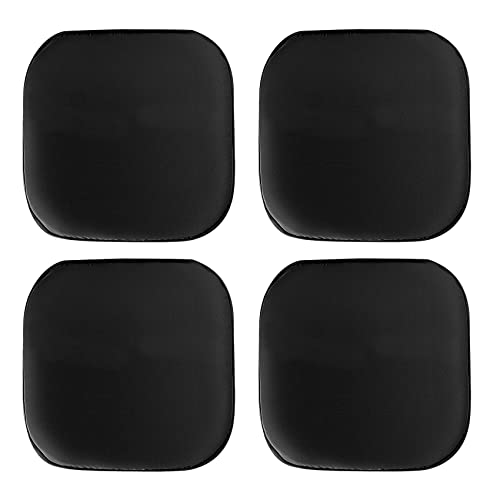 Garden Chair Cushions,Chair Pads,Seat Pads for Dining Chairs,Cover Indoor Outdoor Seat Pad Cushions,for Your Living Room, Patio,Car,and More （Round Pack of 4, Black von RACE LEAF