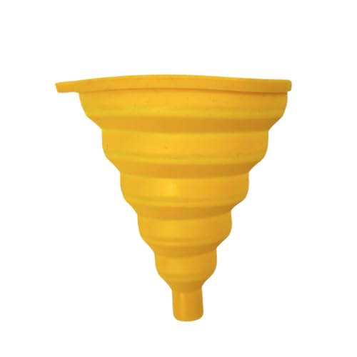 Dunlop faltbarer Trichter 11 cm – Gelber Universaltrichter für Küche, Auto & Werkstatt – Öltrichter & Küchentrichter aus Silikon, platzsparend & flexibel Dunlop faltbarer Trichter 11 cm – Gelber Universaltrichter für Küche, Auto & Werkstatt – Öltrichter & Küchentrichter aus Silikon, platzsparend & flexibel von RACEL