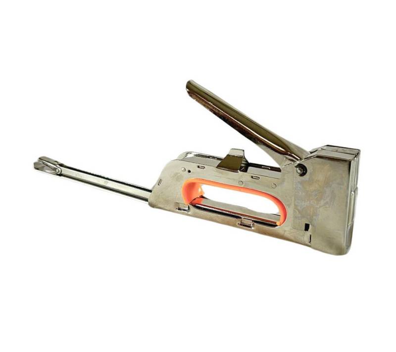 RACEL Handtacker Handtacker Klammergerät Nagler 4–8mm Heftgerät Tacker Holz Pappe, (1 tlg), Universeller Handtacker von RACEL