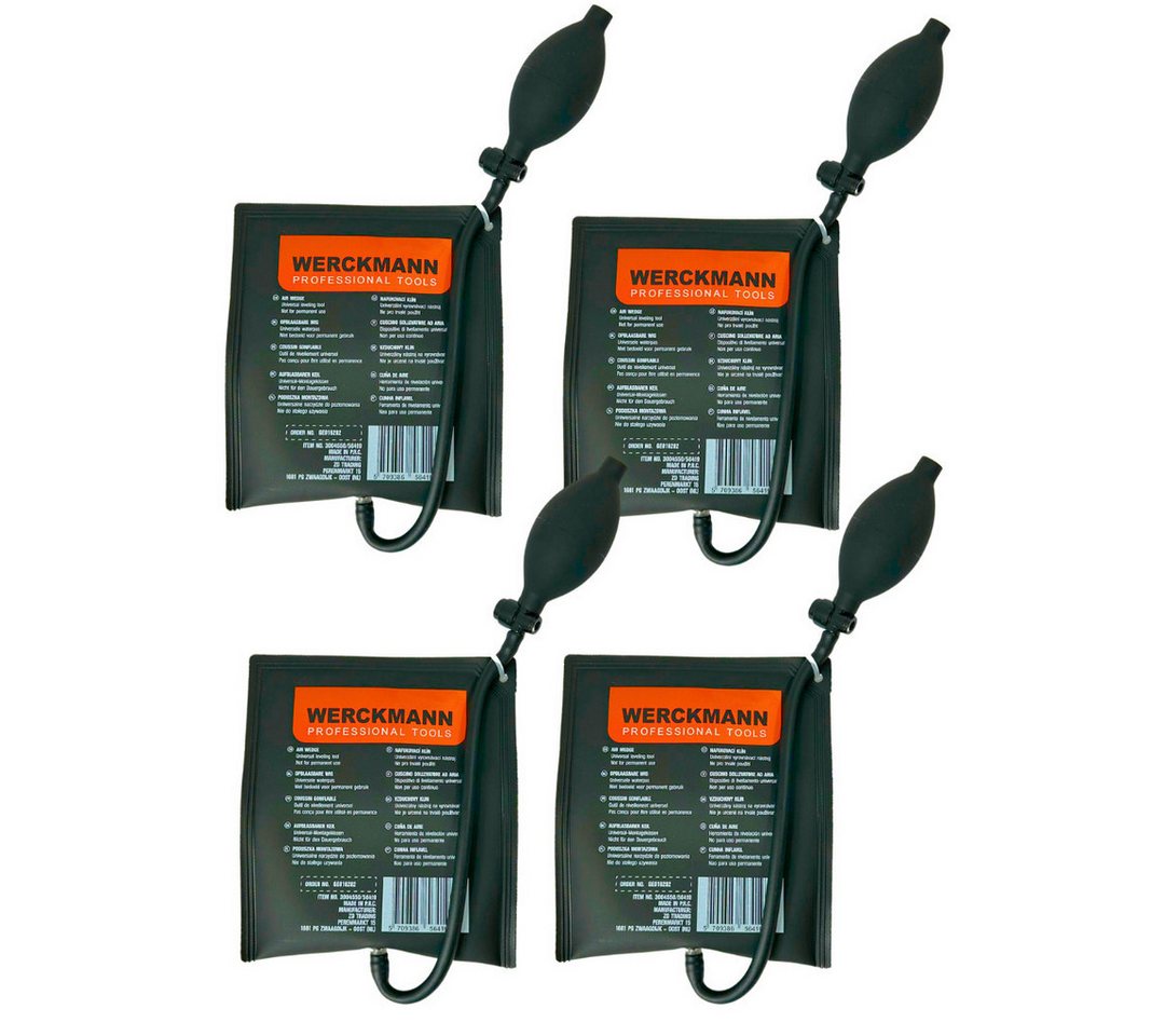 RACEL Montage-Kit Montagekissen Luftkissen Pumpkissen Hebekissen bis 150 kg 1–6 Stk, (4-tlg) von RACEL