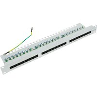 Rackmatic - Patch-Panel 1HE 24 RJ45 utp Cat.5e weiss kamm von RACKMATIC