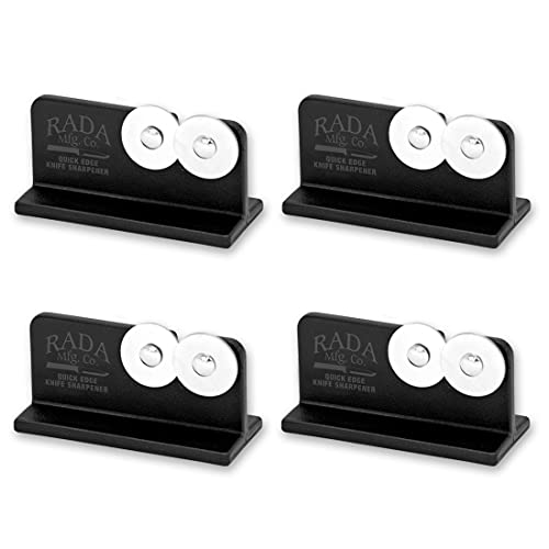 Rada Besteck Quick Edge Messerschärfer - Edelstahl-Räder Made in USA, 4er Pack Rada Besteck Quick Edge Messerschärfer - Edelstahl-Räder Made in USA, 4er Pack von RADA