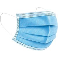 Radex - 85005030. Box of50 Chirurgische MaskenTyp iir mit Gummis, Blau, Made in Spain, Drei Lagen, Hypoallergenes Material, Spritzwassergeschützt von RADEX