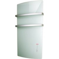 Radialight - Elektrischer Handtuchwärmer aus weißem Glas Deva GLABIA02 weiß von RADIALIGHT