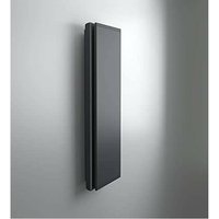 Radialight - Vertikaler elektrischer Heizkörper 110 x 45 cm Anthrazit icon ICO10111 matt-schwarz von RADIALIGHT