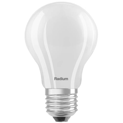 Radium LED Filament Birnenform ESSENCE KLASSIK A100 827/F, E27, 10.5W 2700K 1521lm 330°, schaltbar, matt von RADIUM