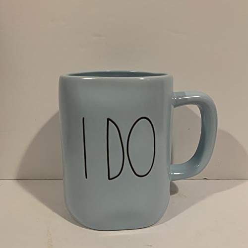 Rae Dunn I DO Kaffee-/Teetasse – allside blue – Keramik – Hochzeitsgeschenk von RAE DUNN BY MAGENTA