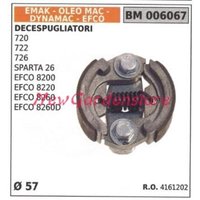 Komplette Kupplung emak Bürstenmähermotor 720 722 726 sparta 26 006067 von RAG