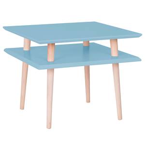 home24 Couchtisch 55 x 45 x 55cm Blau/Hellblau von home24
