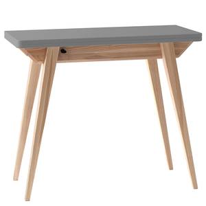 home24 Konsolentisch Klappbar 90 x 76 x 45cm Grau/Grau von home24