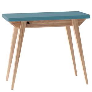 home24 Konsolentisch Klappbar 90 x 76 x 45cm Blau/Hellblau von home24