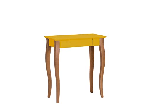 Ragaba LILLO Kleiner Schreibtisch Beistelltisch mit Schublade – Einfache Montage – 65 cm Breit – FSC Zertifiziert Holz Beine von RAGABA