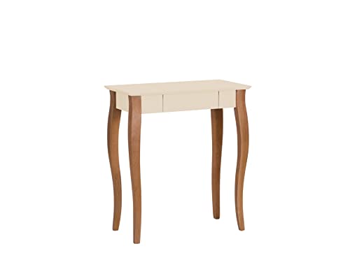 Ragaba LILLO Kleiner Schreibtisch Beistelltisch mit Schublade – Einfache Montage – 65 cm Breit – FSC Zertifiziert Holz Beine von RAGABA