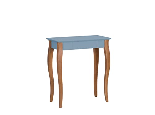 Ragaba LILLO Kleiner Schreibtisch Beistelltisch mit Schublade – Einfache Montage – 65 cm Breit – FSC Zertifiziert Holz Beine von RAGABA