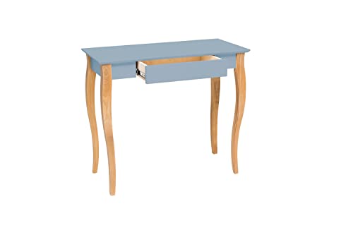 Ragaba LILLO Kleiner Schreibtisch Beistelltisch mit Schublade – Einfache Montage – 85 cm Breit – FSC Zertifiziert Holz Beine von RAGABA