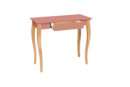 Ragaba LILLO Kleiner Schreibtisch Beistelltisch mit Schublade – Einfache Montage – 85 cm Breit – FSC Zertifiziert Holz Beine Ragaba LILLO Kleiner Schreibtisch Beistelltisch mit Schublade – Einfache Montage – 85 cm Breit – FSC Zertifiziert Holz Beine von RAGABA