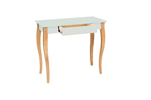 Ragaba LILLO Kleiner Schreibtisch Beistelltisch mit Schublade – Einfache Montage – 85 cm Breit – FSC Zertifiziert Holz Beine von RAGABA