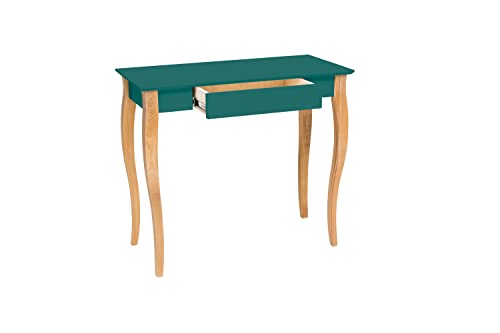 Ragaba LILLO Kleiner Schreibtisch Beistelltisch mit Schublade – Einfache Montage – 85 cm Breit – FSC Zertifiziert Holz Beine Ragaba LILLO Kleiner Schreibtisch Beistelltisch mit Schublade – Einfache Montage – 85 cm Breit – FSC Zertifiziert Holz Beine von RAGABA