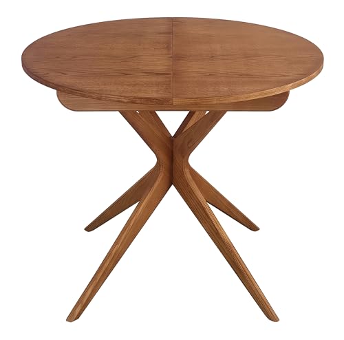 Runder Ausziehbare Esstisch 90cm Jubi Holz Eiche Runder Ausziehbare Esstisch 90cm Jubi Holz Eiche von RAGABA