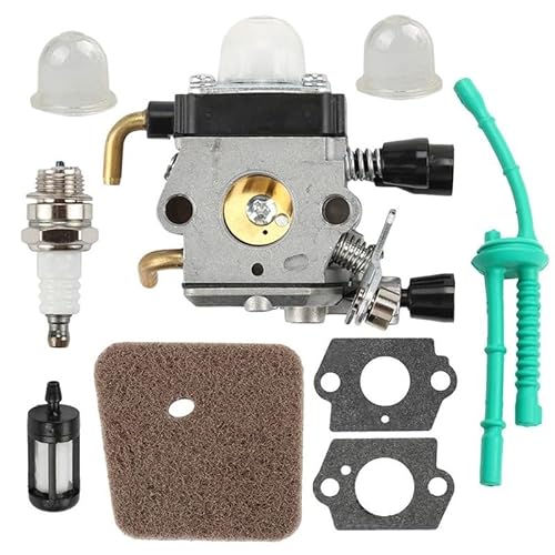RAGDAA Vergaser-Set für Stihl FS38 FS45 FS46 FS55 FS55R KM55 FS85 FC55 FS38 Rasenmäher Trimmer für Zama C1Q-S66 C1Q-S71 C1Q-S97 A C1Q-S143 von RAGDAA