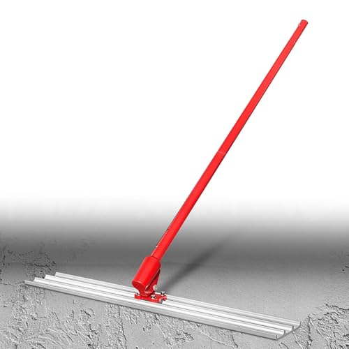 Bull Float Betonwerkzeuge, Beton-Finishing-Kelle, Nivellierwerkzeug, Aluminium-Magnesium-Legierung, mehrere Größen, ausziehbarer Griff(Trowel 80x20 cm+5.4 m Handle) von RAGOPILEN