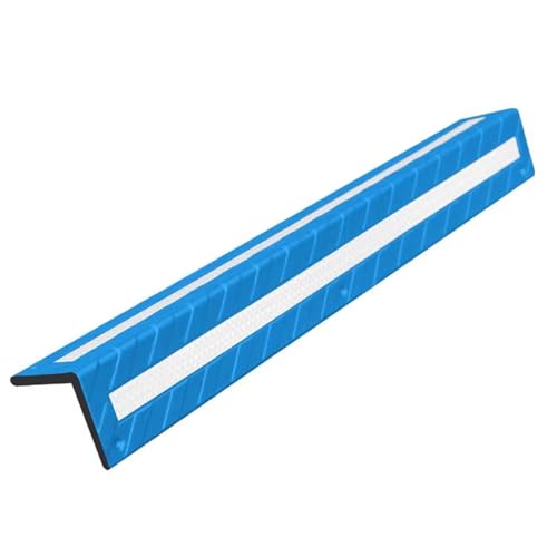 Eckschützer, Blauer reflektierender Eckschutz aus Gummi in L-Form for Parkhäuser, 0,3 Zoll/0,4 Zoll dick, 4er-Pack von RAGOPILEN