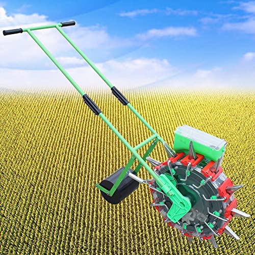 Garten-Sämaschine, Hand-Rollensämaschine und Düngerapplikator mit einstellbarer Tiefe und mehreren Größen(6 Mouths) von RAGOPILEN