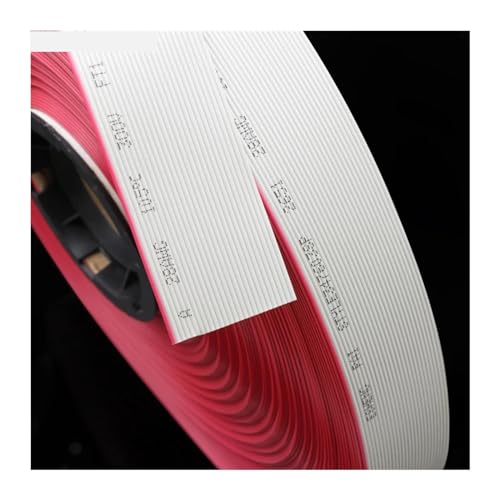 Kabel, 10M UL2651/G28-x 1,27mm Grau Flache Daten Kabel 28AWG 300V 10-60 Pins for 0,100 IDC Stecker(14p) von RAGOPILEN