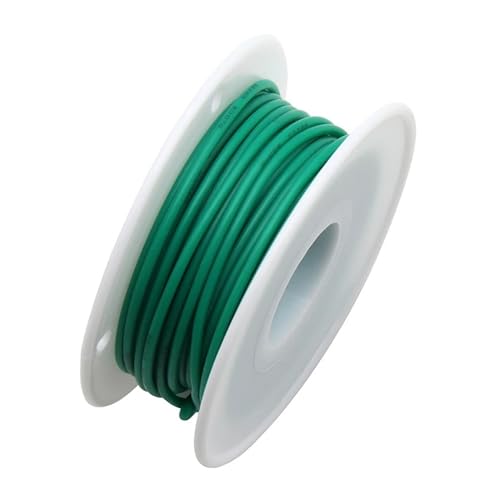Kabel, Flexibler 16–30 AWG Silikon-isolierter Draht 600 V verzinntes Kupfer, mehrfarbig, Packung mit 5 Rollen(Green-5 Rolls,18AWG 5m per roll) von RAGOPILEN