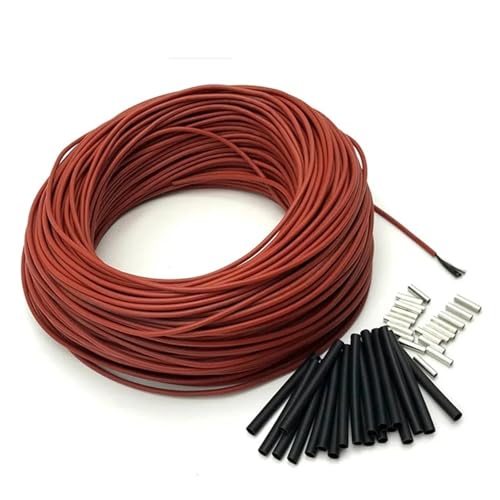 Kabel, Kohlefaser-Heizdraht, 12 K, 33 Ohm/M, 220 V, Infrarot, 8–18 UM, 25 W/M, 3 mm, mehrere Größen(20m) von RAGOPILEN