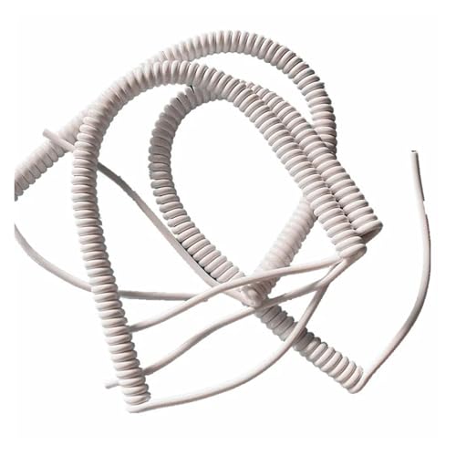 Kabel, PU-isolierter Spiral-Teleskop-Federdraht, 6-adrig, 26 AWG/0,15 mm, 1–8 Meter(Stretch 7 meter) von RAGOPILEN