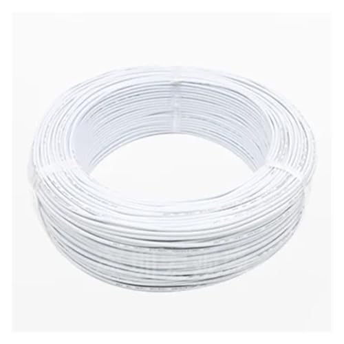 Kabel, RV Kupferdraht Flexibles Kabel 300/500V Litze PVC Elektrischer Draht Mehrere Größen Multicolor(Wit,10 meters-11AWG (4.0mm2)) von RAGOPILEN