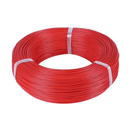 Kabel, UL1007 PVC-isolierter Draht, verzinntes Kupfer, 10 m, 16–30 AWG, mehrfarbig(Rood,10m- 26 AWG) von RAGOPILEN
