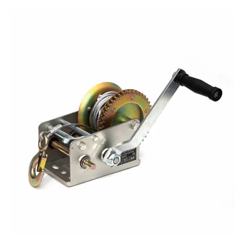 Kettenflaschenzug, Kettenzug Manuelle Handwinde 2500 lbs Mit Kabel Drahtseil for Boot 2 Geschwindigkeit Multicolor von RAGOPILEN