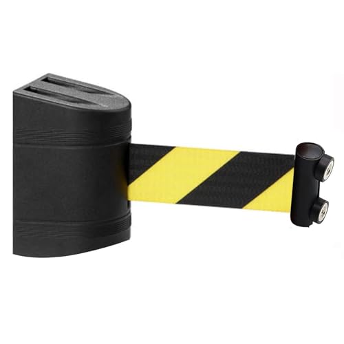 Magnetische Bandabsperrung versenkbar, Magnetische einziehbare Gurtbarriere zur Kontrolle von Menschenmengen, 2–10 m, 1er- oder 2er-Pack(A,2M/6.6FT) von RAGOPILEN