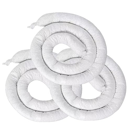 Ölabsorbierende Matten, Ölabsorbierende Socke, absorbiert bis zu 6 Gallonen pro Socke, 5 Zoll Durchmesser x 10 Fuß Länge, Packung mit 1, 3 oder 5(3pce) von RAGOPILEN