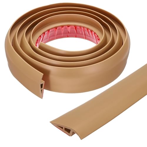 PVC-Bodenübergangsleiste, PVC-Bodenübergangsleiste, hellbraun, for Laminat, Fliesen, Hartholz, Vinylböden, 1–20 m(2m/6.6ft) von RAGOPILEN