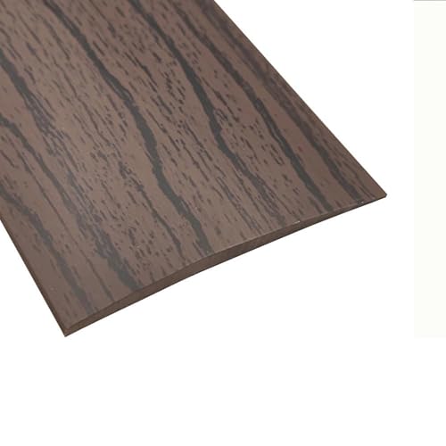 PVC-Bodenübergangsleiste, Selbstklebende Bodenübergangsleiste aus PVC for Fliesen, Holz, Laminat, Spaltabdeckung, Schwarznuss, mehrere Größen(10ft/3m) von RAGOPILEN