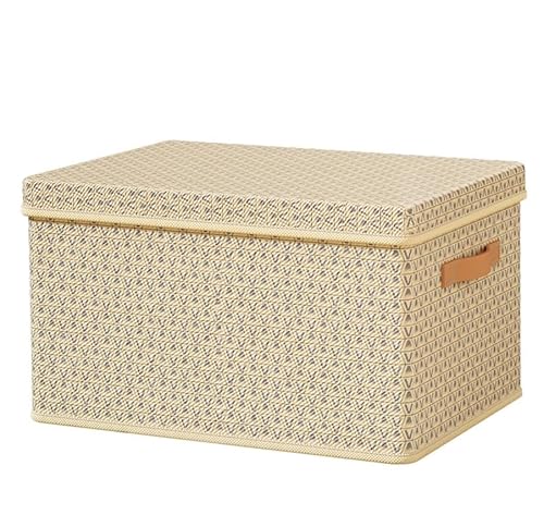 RAGOPILEN Aufbewahrungsbox, Kleiderschrank-Organizer-Box for Kleidung, Aufbewahrung zu Hause(Beige,42 * 30 * 20cm) von RAGOPILEN