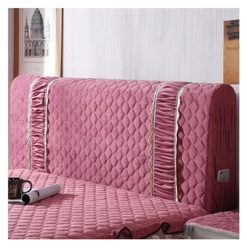 RAGOPILEN Bettkopfteil-Bezug, Bettkopfteil-Schonbezug, King-Size-Bett, Mehrfarbig, mehrere Größen(Bean Red,W210 x H70cm) von RAGOPILEN