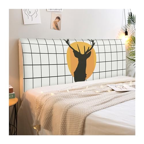 RAGOPILEN Bettkopfteil-Bezug, Bettkopfteil-Schonbezug, mehrere Größen, mehrere Farben(6,W220 x H60cm) von RAGOPILEN