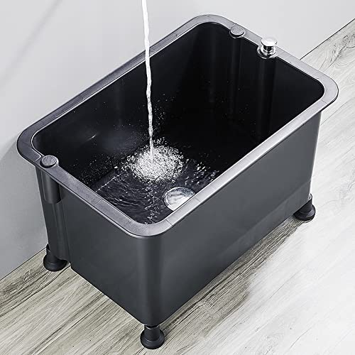 RAGOPILEN Bodenwischbecken, Bodenstehendes Mopp-Waschbecken mit Ablaufschlauch for den gewerblichen Gebrauch im Badezimmer zu Hause auf dem Balkon(#1) von RAGOPILEN