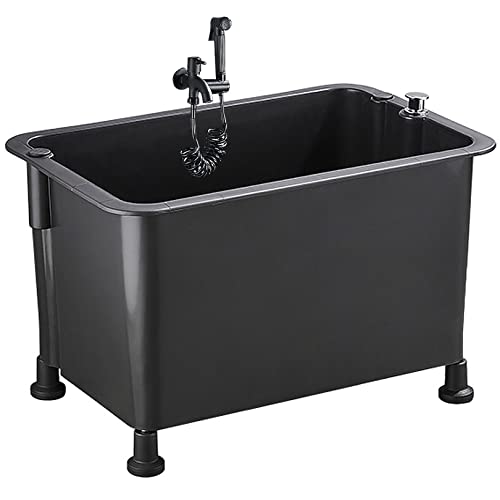 RAGOPILEN Bodenwischbecken, Kommerzielles Bodenwischer-Waschbecken mit Wasserhahn for Badezimmer, Garage, Außenbereich(#1) von RAGOPILEN
