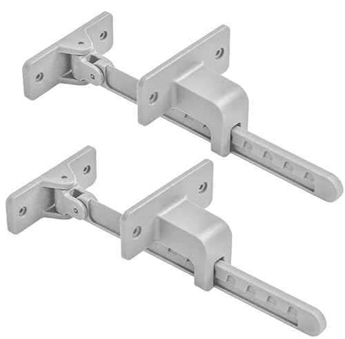 RAGOPILEN Fenster-Restriktoren, Fensterbegrenzer Kindersicherung 2er Pack Weiß & Grau 22cm(Grey) von RAGOPILEN