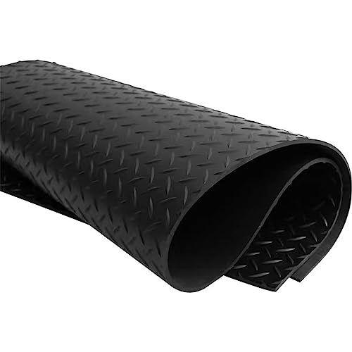 RAGOPILEN Gummifußmatten für Garagenböden, PVC-Garagenbodenmatte, schwarz, mehrere Größen, 3 mm(1.2x3m/3.9x9.8ft) von RAGOPILEN