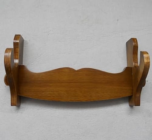 RAGOPILEN Holz-Schwertständer, Wandmontierter Katana-Schwert-Displayhalter, Mehrfarbig, mehrere Größen(Brown,1 Tier) von RAGOPILEN
