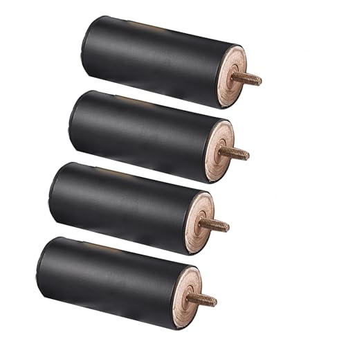 RAGOPILEN Möbelbeine, 4 Stück Möbelbeine aus Holz, Metall, DIY-Ersatz-Stützfüße for Sofa, Tisch, Stuhl, Schreibtisch, Mehrfarbig, mehrere Größen(Black,10cm) von RAGOPILEN