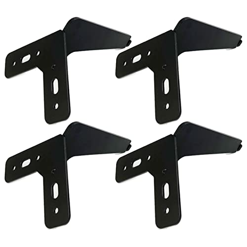RAGOPILEN Möbelbeine, 4er Set Metall Möbelbeine Schwarz oder Schwarzgold 15cm oder 20cm Höhe for Sofa Tisch Schrank(Black,20cm/7.87in) von RAGOPILEN