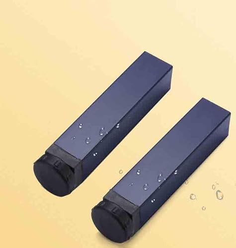 RAGOPILEN Möbelbeine, Verstellbare Möbelbeine, Metall-Sofabeine for Schrank, Sofa, Bettrahmen, Ersatz, 2 Stück, 10–32 cm, Grau(Single Hole Grey-2pcs,26cm) von RAGOPILEN