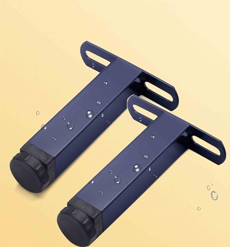 RAGOPILEN Möbelbeine, Verstellbare Möbelbeine, Metall-Sofabeine for Schrank, Sofa, Bettrahmen, Ersatz, 2 Stück, 10–32 cm, Grau(T-grey-2pcs,12cm) von RAGOPILEN